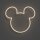 Yellowpop Disney Mickey Ears LED Neo Picture Mickey Mouse Ohren Lampe USB