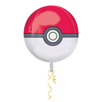 Pokemon Helium Ballon Pokeball 40cm bunt 1 Stück