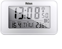Mebus Funk-Wecker Digital Batteriebetrieb Snooze