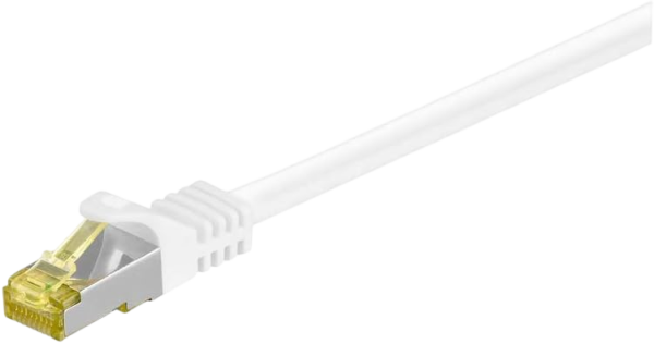 Goobay S/FTP CAT7 Rohkabel 25cm weiß