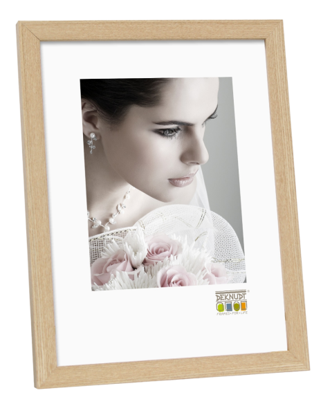 Deknudt 40x50cm Holz/MDF Foto Bilderrahmen braun / eiche