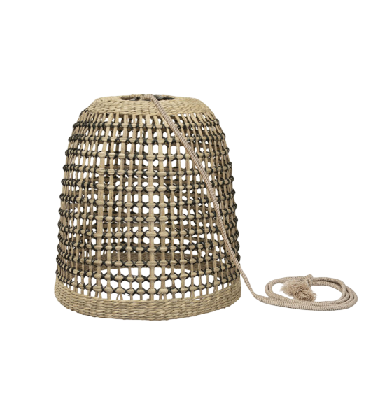 Newgarden Positano 35 LED Akku Pendelleuchte / Hängeleuchte Rattan 900lm IP54 2700K