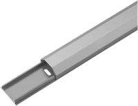 Goobay Halbrunder Aluminium Kabelkanal 1.1m / 33mm grau
