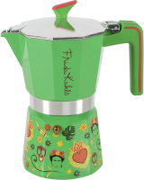 Pedrini 6TZ Frida Kahlo Mokka Kanne grün
