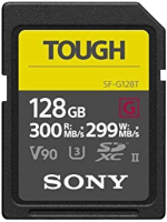 128GB Sony SF-G Tough Series R300/W299 SDXC UHS-II U3...