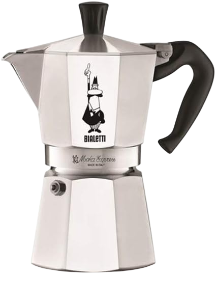 Bialetti La Mokina Espressokanne 1 Tasse Aluminium silber