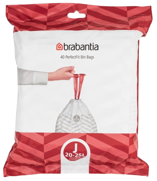 Brabantia PerfectFit Müllbeutel Typ J 20-25l 40 Stück