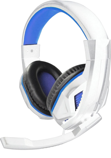 Steelplay HP-44 Headset 3.5mm Klinke weiß/blau