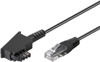 Goobay DSL-/VDSL-Routerkabel TAE / RJ45 30m schwarz