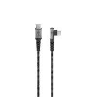 Goobay USB-C Daten- / Ladekabel 90 Grad gewinkelt 1m schwarz