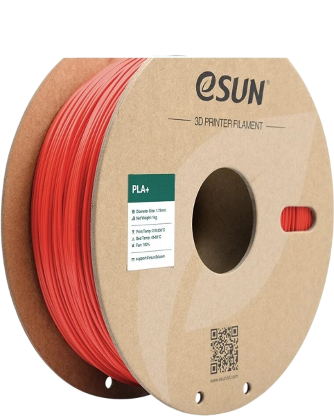 eSUN PLA+ 1.75mm Filament Spule 1kg PLA rot / red
