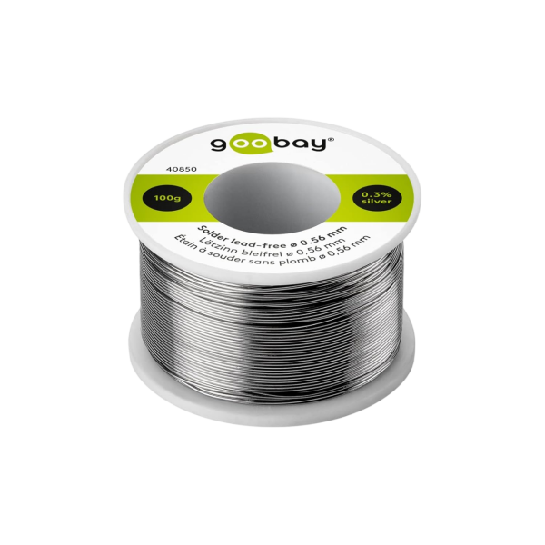 Goobay Lötzinn bleifrei 0.56mm Durchmesser 100g