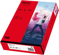 Inapa Tecno Colors Universalpapier A4 intensivrot...