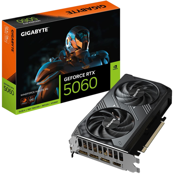 8GB Gigabyte GeForce RTX 5060 Windforce MAX OC 8G GDDR7 NVIDIA RTX5060