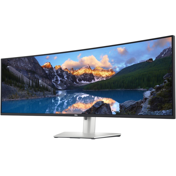 124.5cm (49") Dell UltraSharp U4924DW IPS 5K UHD / DQHD 5120x1440 Monitor 32:9/ 60Hz Curved Blaulichtfilter PiP RJ45 GLAN KVM-Switch Lautsprecher 2x HDMI 2.1 USB-C 3.1 schwarz/silber
