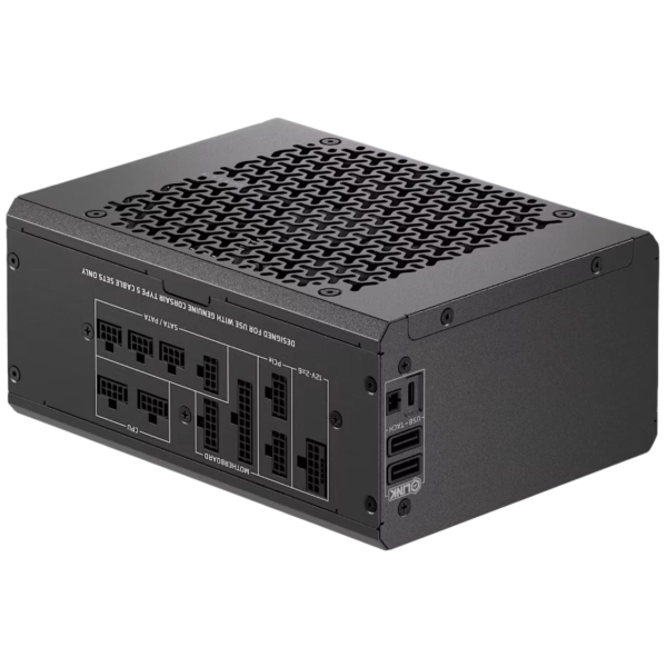 1200 Watt Corsair HXi SHIFT Series HX1200i SHIFT 1200W Netzteil  ATX 3.1 vollmodular 80 PLUS Platinum iCUE LINK System Hub schwarz