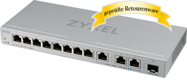 ZyXEL XGS1250 Desktop Gigabit Smart 12-Port Switch 11xRJ45 1xSFP+ Sonderware