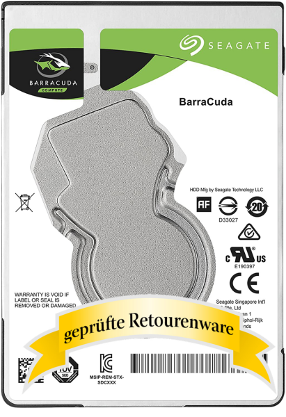 5TB Seagate BarraCuda 2.5" SATA 6Gb/s HDD 5400 128MB Sonderware
