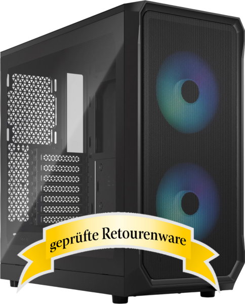 Fractal Design Focus 2 RGB Black TG Clear Tint Edition Sonderware