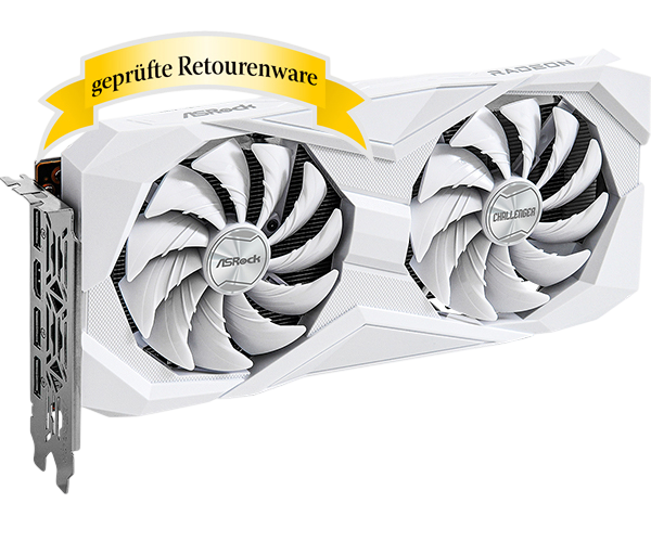 8GB ASRock Radeon RX6600 Challenger White Sonderware