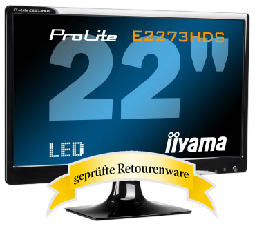 54.6cm (21.5") Iiyama ProLite E2273HDS-B1 TN Full-HD Monitor Sonderware