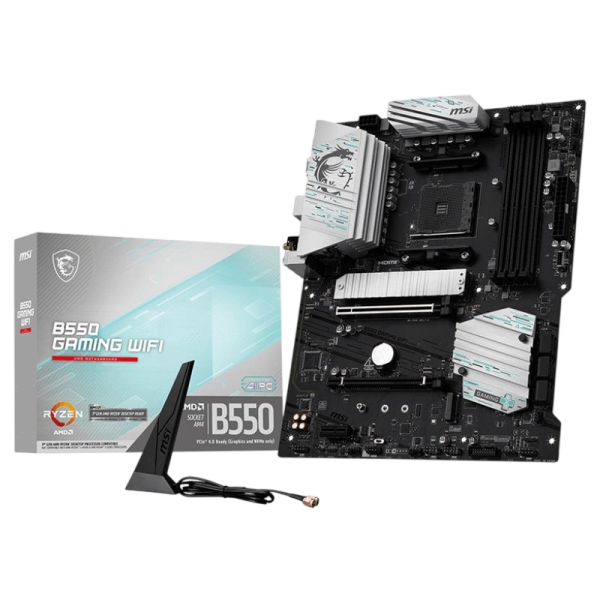 MSI MPG B550 Gaming WIFI   AMD AM4 4xDDR4 GLAN WLAN+BT ATX Mainboard