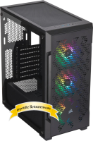Corsair iCue 220T RGB Airflow Tempered Glass Black...