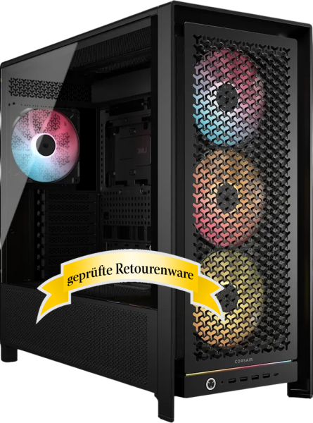 Corsair Frame 5000D RS ARGB Airflow Case Black Edition 4x ARGB Lüfter Midi-Tower Sonderware