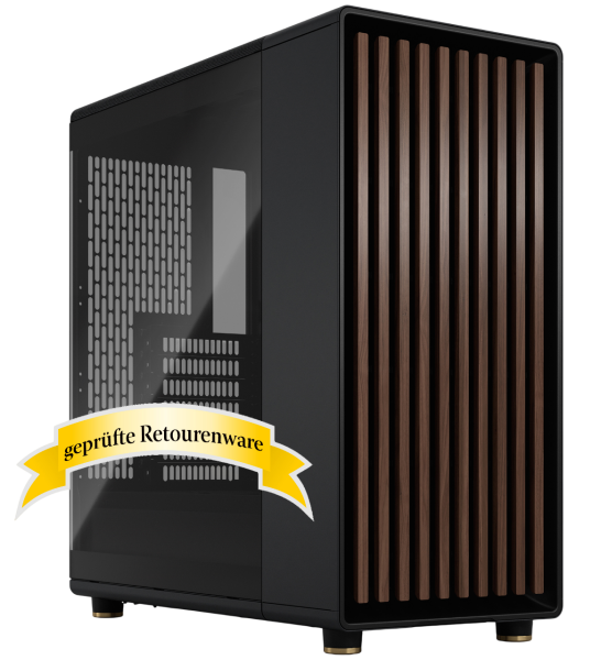 Fractal Design North Charcoal Black TG Dark Tint Edition ATX Midi-Tower 45.07l  Glasfenster Sonderware