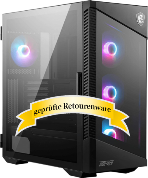 MSI MPG Velox 100R TG Gaming Window RGB Black Edition Sonderware