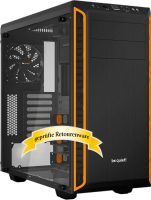 be quiet! Pure Base 600 Window schwarz/orange schallgedämmt Sonderware