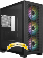 Cooler Master Elite 301 Mini Tower 34.13l Volumen Glasfenster RGB Micro-ATX schwarz Sonderware