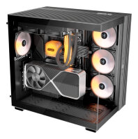 be quiet! Light Base 600 LX Black Tower Case Glasfenster LED-Steuerung Mehrkammerdesign ARGB ATX PC Gehäuse Sonderware