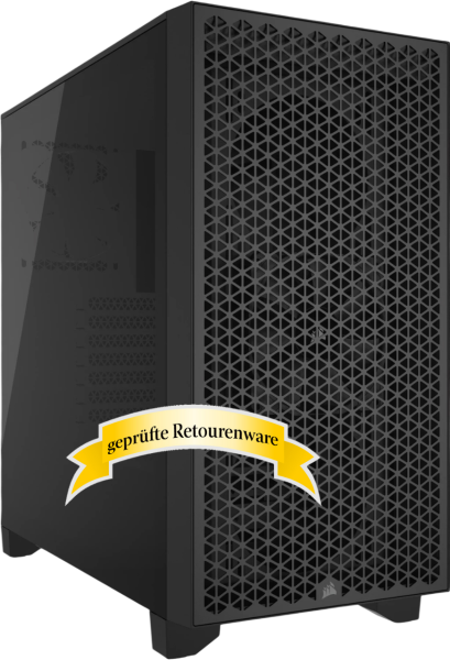 Corsair 3000D Airflow Tempered Glass Black Edition MidiTower Sonderware