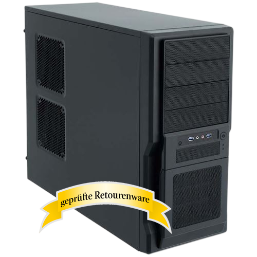 Chieftec Giga DF-02B-U3-OP ATX Midi Tower Black Sonderware