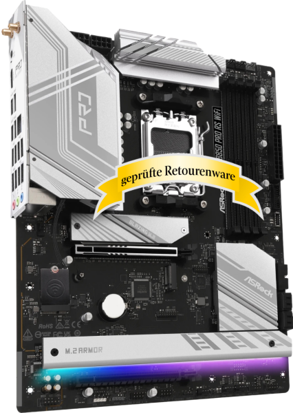 ASRock B850 Pro RS WiFi  AMD AM5 4xDDR5 RGB ATX Sonderware