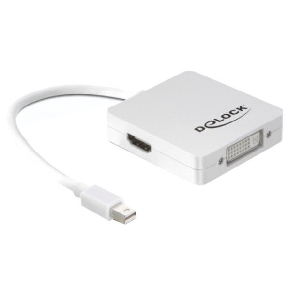 DELOCK Displayport Adapter mini DP -> HDMI/DVI(24+1)/DP St/B