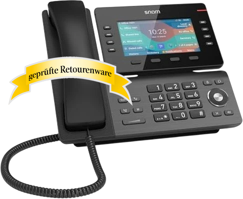 Snom D862 VoIP-Telefon schwarz Sonderware