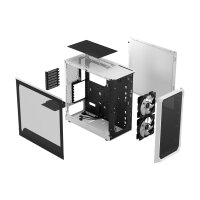 Fractal Design Focus 2 RGB White TG Clear Tint Edition 45.77l Sonderware