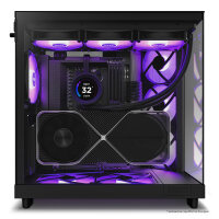 NZXT H6 Flow RGB All Black Edition Mehrkammerdesign 51.81l Sonderware
