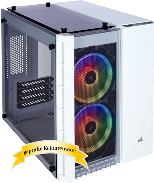 Corsair Crystal 280X RGB White Mini-Tower 38.56l Sonderware