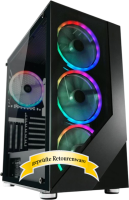 LC-Power Gaming 803B Shaded X RGB Window Black Edition ATX Midi-Tower 40.89l Sonderware
