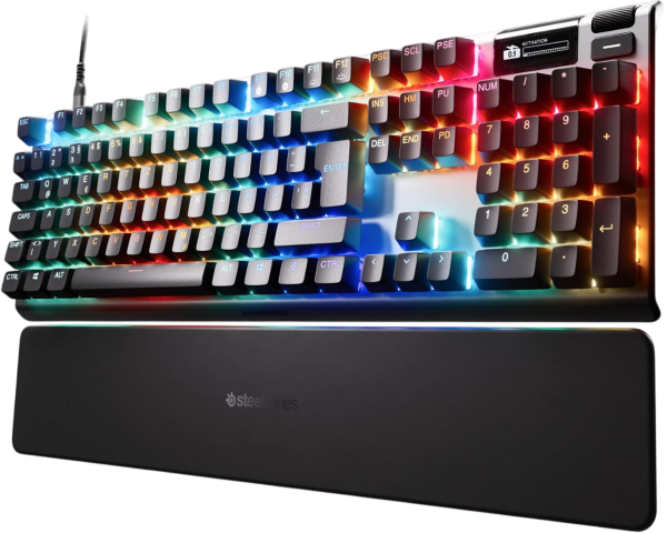 SteelSeries Apex Pro Gen 3 OmniPoint 3.0 RGB Gaming Keyboard  OLED Display QWERTZ USB 2.0