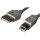 Thomson USB 2.0 Typ-A auf Typ-B Kabel 1.4m grau Druckerkabel A/B