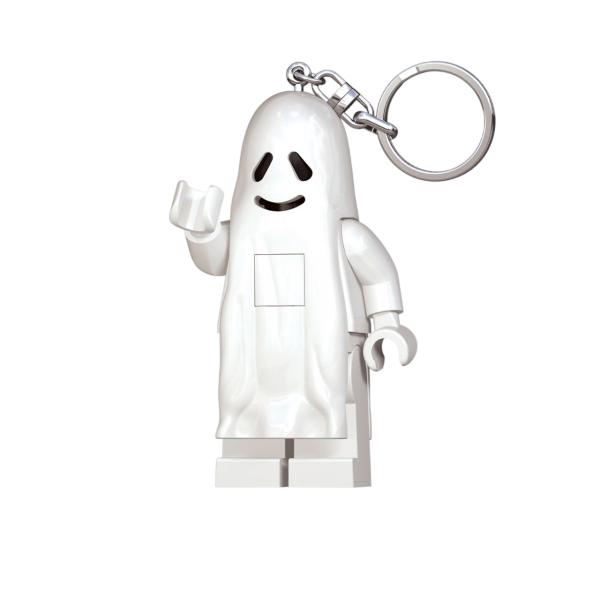 LEGO Gespenst-Schlüsselanhänger mit Licht 8cm weiß