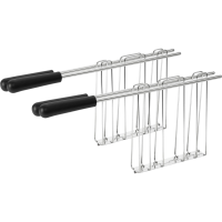 Dualit Pinza Toast Set silber/schwarz