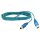 Thomson USB 2.0 Typ-A auf Typ-B Kabel 2.7m transparent-blau (Druckerkabel)