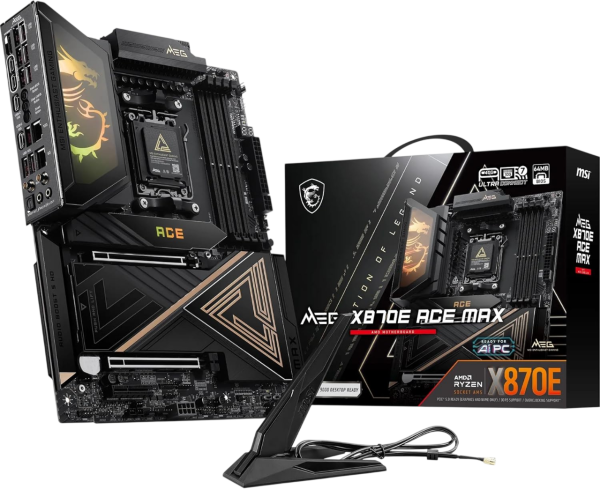 MSI MEG X870E Ace MAX  AMD AM5 4xDDR5 RGB USB4 ATX
