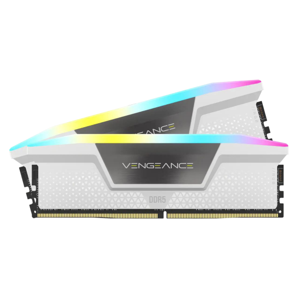 32GB Corsair Vengeance RGB DDR5-6000 CL30 2x 16GB Dual-Channel Kit 1.4V UDIMM white