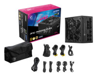 1250 Watt MSI MPG A1250GS PCIE5 1250W Netzteil ATX 3.1 vollmodular 80 PLUS Gold schwarz